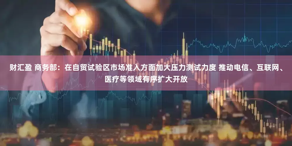财汇盈 商务部：在自贸试验区市场准入方面加大压力测试力度 推动电信、互联网、医疗等领域有序扩大开放