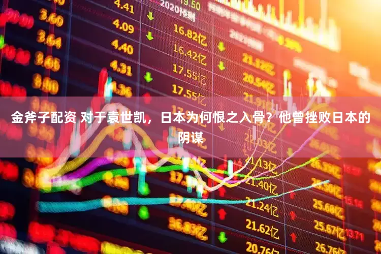 金斧子配资 对于袁世凯，日本为何恨之入骨？他曾挫败日本的阴谋