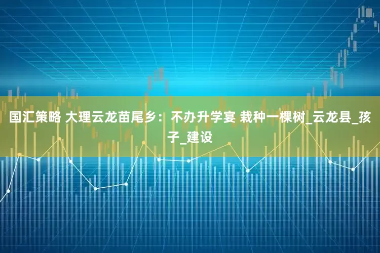 国汇策略 大理云龙苗尾乡：不办升学宴 栽种一棵树_云龙县_孩子_建设