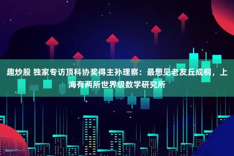 趣炒股 独家专访顶科协奖得主孙理察：最想见老友丘成桐，上海有两所世界级数学研究所